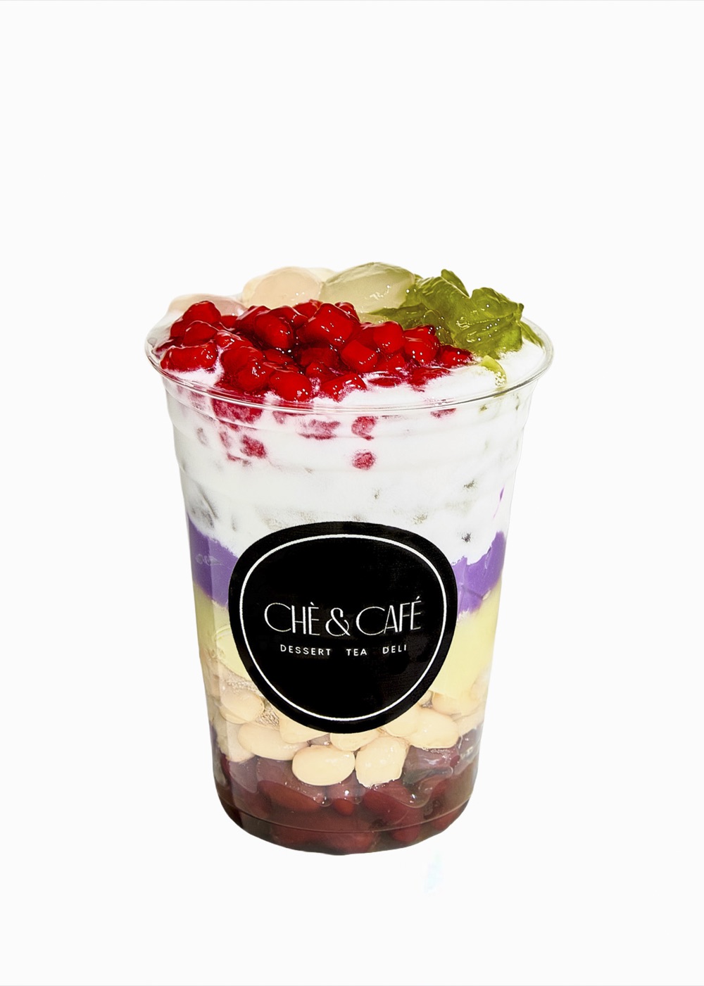 Beanie Sweetie — mixed red, white, and mung bean chè