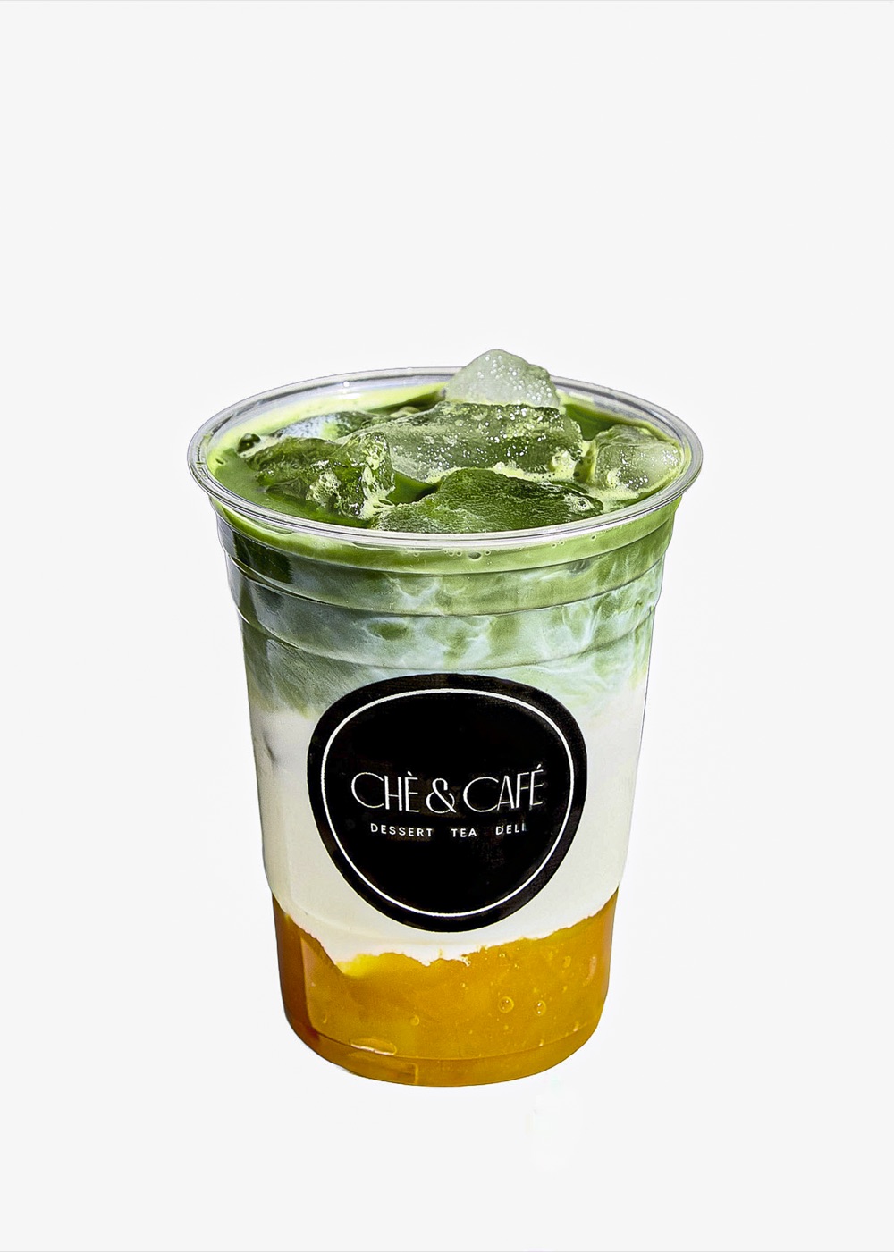 Mango Matcha Latte — matcha with fresh mango