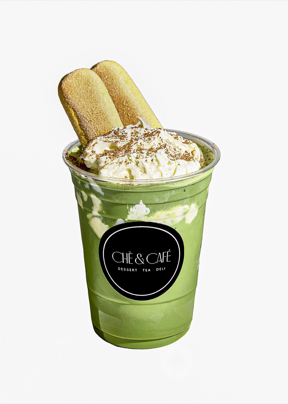 Matcha Tiramisu — matcha with espresso and mascarpone cream