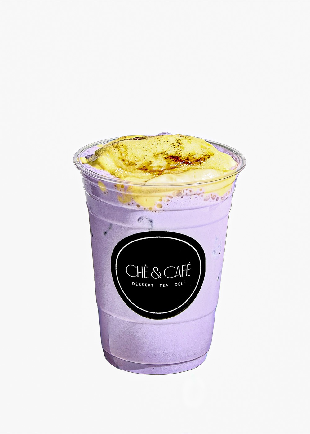 Taro Milk Tea Crème Brûlée, milk teas
