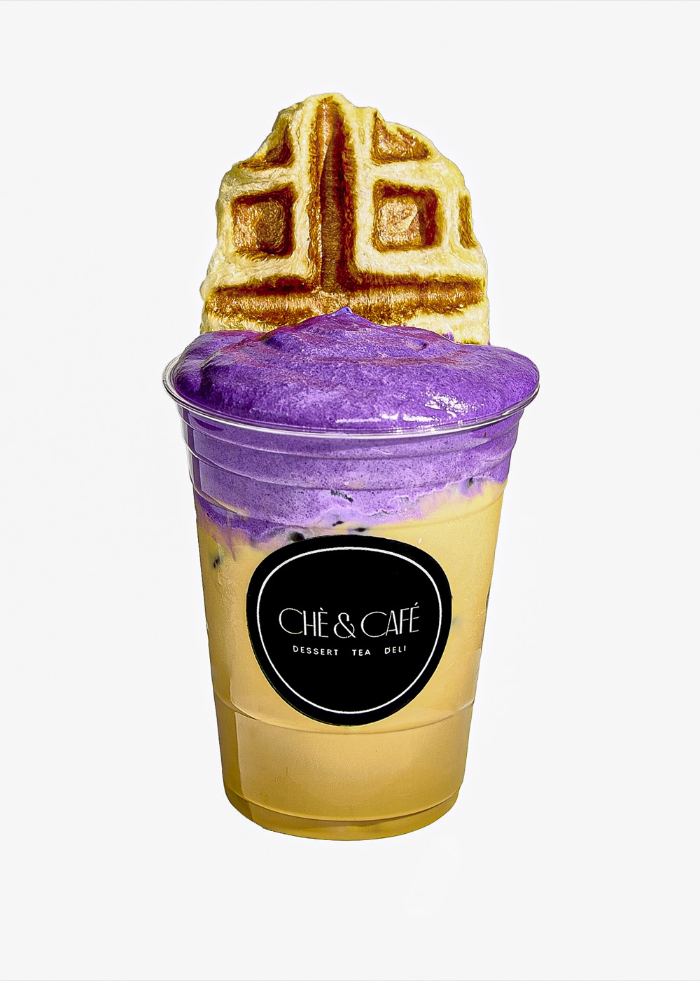 Ube Cream Croffee — phin drip with purple ube cream